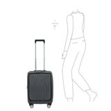Bric's Cervia 21" Hardside Carry - On with Front Pocket, Expandable Luggage, 360° Spinner Wheels, Lightweight, TSA - Approved Locks, Durable, Dark Grey