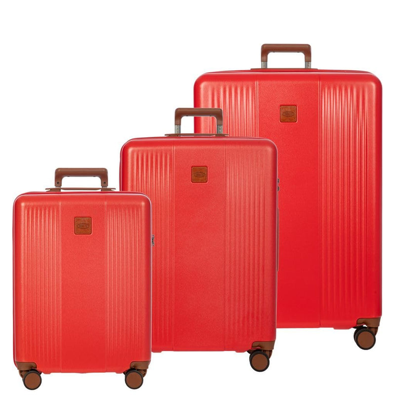 Bric's Ferrara 3 Set Trolley - Ultralight TSA Approved - Red