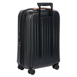 Bric's Taormina Ultra - Light Carry - On Spinner – Expandable Hard Shell Suitcase with TSA Lock, Anti - Tamper Zippers & Built - In USB Port - 21 Inch, Black