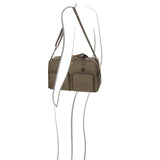 Bric’s X - Bag 18 - Inch Cargo Carry - On Duffle, Water - Resistant Satin Nylon Travel Bag with Leather Handles, Laptop Sleeve, Front Zip Pockets and Luggage Pass - Through - Nut