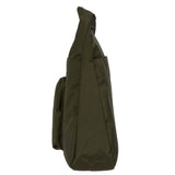 Bric's X - Bag 2.0 Hipster Envelope Crossbody, Water - Resistant Recycled Nylon Shoulder Bag with Leather Trim, Dual Compartments and Adjustable Strap for Everyday or Travel – One Size, Olive