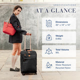 Bric's X - Bag Large Spinner with Frame, Water - Resistant 360° Wheeled Checked Luggage with Ergonomic Handle and Organized Interior – 30 Inch, Black