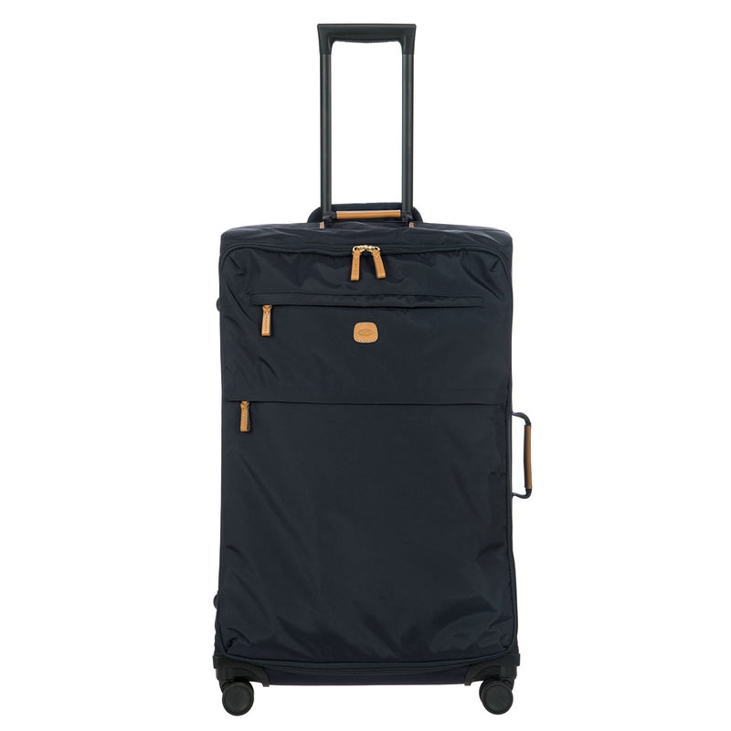 Bric's X - Bag Large Spinner with Frame, Water - Resistant 360° Wheeled Checked Luggage with Ergonomic Handle and Organized Interior – 30 Inch, Navy