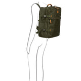 Bric's X - Travel Montagne Backpack 16 Inch, Water - Resistant Recycled Nylon Carry - On Daypack with Compression Straps, Padded Backpanel, Laptop Sleeve and Luggage Pass - Through - Olive