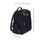 Bric's X - Travel Nomad Backpack - 16 Inch - Carry On Bag for Men and Women - Travel Accessory - Navy