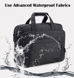Briefcase Bag 15.6 Inch Laptop Messenger Bag Business Office Bag for Men Women, Shoulder Bag fit for Computer Notebook MacBook Hp Dell Lenovo Asus Apple