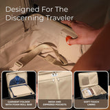 Briggs & Riley 26" Medium Expandable Spinner - Checked Luggage for Travel, Suitcases with Wheels, Softside Rolling Bag for Men & Women, Self - Repairing Zipper - Baseline Collection, Olive