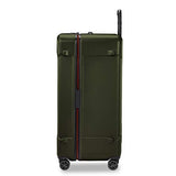 Briggs & Riley 32" Extra Large Trunk Spinner - Checked Luggage for Travel, Suitcases with Wheels, Hardside Rolling Bag for Men & Women, Self - Repairing Zipper - Torq Collection, Hunter Green