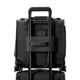 Briggs & Riley Cabin Spinner - Carry On Luggage for Travel, Suitcases with Wheels, Softside Rolling Bag for Men & Women, Fits Under Plane Seat, Interlocking Handle - Baseline Collection, Black