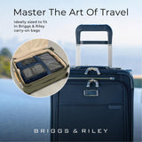 Briggs & Riley Carry On Compression Packing Cube Set - Bag Organizer for Suitcase & Luggage, Travel Essentials for Women & Men, Pack Accessories for Vacation, Maximize Storage Space - 3 - Piece, Black