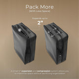 Briggs & Riley Compression Packing Cube Sets for Carry On & Checked Luggage - Bag Organizers for Suitcases, Travel Essentials for Women & Men, Pack Accessories for Vacation - 6 - Piece, Black