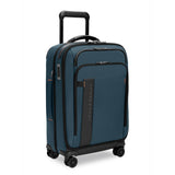 Briggs & Riley Domestic 22" Carry On Expandable Spinner - Luggage for Travel, Suitcases with Wheels, Softside Rolling Bag for Men & Women - ZDX Collection, Ocean