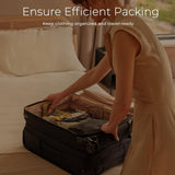 Briggs & Riley Double - Sided Packing Cube for Travel - Essential Pack Accessories for Women & Men, Luggage & Suitcase Organizer Bag for Clothes, Versatile Design - Travel Essentials, Black