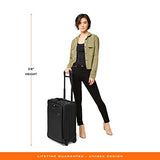 Briggs & Riley Essential 22" 2 - Wheel Expandable Carry On - Luggage for Travel, Suitcases with Wheels, Softside Rolling Bag for Men & Women, Self - Repairing Zipper - Baseline Collection, Black