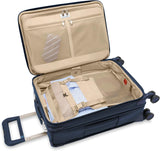 Briggs & Riley Essential 22" Carry On Expandable Spinner - Luggage for Travel, Suitcases with Wheels, Softside Rolling Bag for Men & Women, Self - Repairing Zipper - Baseline Collection, Navy