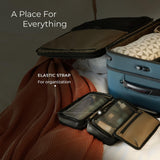 Briggs & Riley Hanging Toiletry Kit - Toiletry Travel Bags for Women & Men, Organizer for Vacation, Sleek & Compact Dopp Kit, Use for Bathroom Accessories, Makeup, & Skincare - ZDX Collection, Hunter