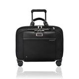 Briggs & Riley Medium Spinner Briefcase - Carry On Luggage for Travel, Suitcase with Wheels, Softside Rolling Bag for Men & Women, Fits up to 14
