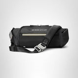 Briggs & Riley Sling Bag for Women & Men - Fanny Pack for Travel, Running, & Hiking, Durable Nylon Waist Bag, Adjustable Strap for Crossbody Wear, Self - Repairing Zippers - HTA Collection, Black