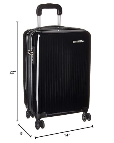 Briggs & Riley Sympatico - Hardside CX Expandable Carry - on Spinner Luggage, Onyx, 22 - Inch
