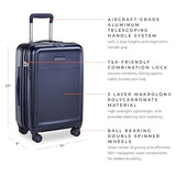 Briggs & Riley Sympatico Hardside Domestic Spinner Luggage, Matte Navy, 22 - Inch Carry - On