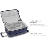 Briggs & Riley Sympatico Hardside Domestic Spinner Luggage, Matte Navy, 22 - Inch Carry - On