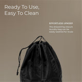 Briggs & Riley Travel Laundry Bag with Drawstring & Carry On Compression Packing Cube Set - Bag Organizer for Suitcase & Luggage, Travel Essentials for Women & Men, Pack Accessories for Vacation - Black