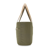 Briggs & Riley Traveler Tote Bag for Women & Men - Nylon Tote Bag for Weekend Travel & Work, Carry On Handbag, Smooth Zipper Closure, Leather Touchpoint - Baseline Collection, Olive