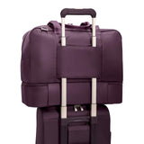 Briggs & Riley Weekender Tote Bag for Women & Men - Nylon Tote Bag for Weekend Travel & Work, Carry On Handbag with Shoulder Strap, Smooth Zipper, Fits 15" Laptop - Rhapsody Collection, Plum