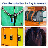BRILLIRARE 2 Pack TSA Approved Luggage Locks, Combination Travel Padlock, 3 - Digit Waterproof Lock, TSA Accepted Outdoor Keyless Resettable Lock for Lockers, Bags, Backpack, Gym, Gate - Blue