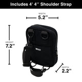 Brixley Crossbody Sling Bag – Travel Purse for Women, 9 Pocket Sling Pack, 5 Multi - Position Wear Fanny Pack for Everyday & Trips
