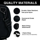 Brixley Crossbody Sling Bag – Travel Purse for Women, 9 Pocket Sling Pack, 5 Multi - Position Wear Fanny Pack for Everyday & Trips