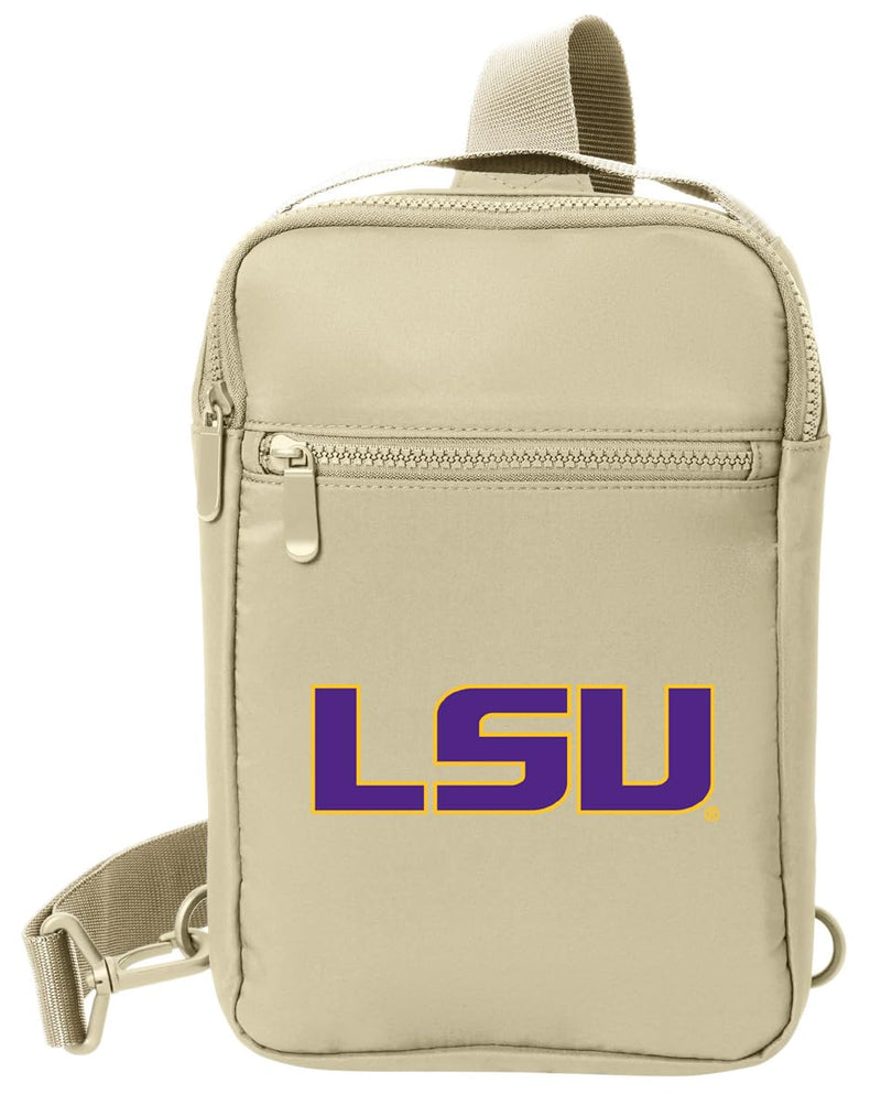 Broad Bay LSU Crossbody Bag - Versatile Travel, Sports, or Gameday Bag for LSU Tigers Fans and Alumni, Men or Women