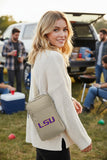 Broad Bay LSU Crossbody Bag - Versatile Travel, Sports, or Gameday Bag for LSU Tigers Fans and Alumni, Men or Women