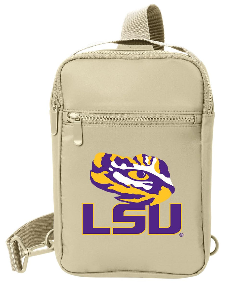 Broad Bay LSU Tigers Crossbody Bag - Versatile Travel, Sports, or Gameday Bag for LSU Fans and Alumni, Men or Women