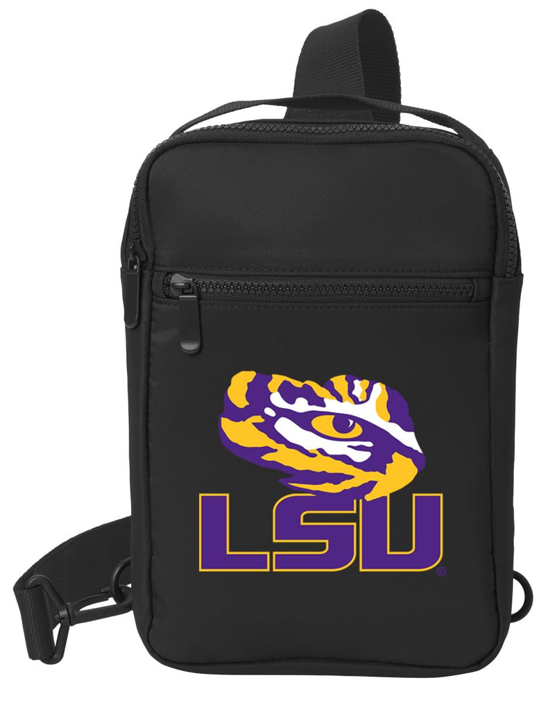 Broad Bay LSU Tigers Crossbody Bag - Versatile Travel, Sports, or Gameday Bag for LSU Fans and Alumni, Men or Women