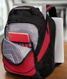 Broad Bay Texas Tech Backpack Official TTU Laptop Computer Bag (RED)