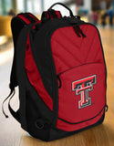Broad Bay Texas Tech Backpack Official TTU Laptop Computer Bag (RED)