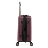 Brookstone Luggage Nelson Spinner Suitcase, Plum, Carry - On