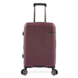 Brookstone Luggage Nelson Spinner Suitcase, Plum, Carry - On