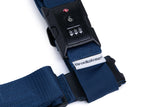 Brookstone Luggage Strap - 2 - in - 1 TSA - Approved Expandable Luggage Straps for Suitcases with Keyless 3 - Digit Combination Lock, Size One Size, Blue