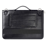 Broonel Black Leather Laptop Messenger Case - Compatible with Lenovo Yoga 7i 16" 2 in 1 Laptop