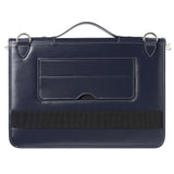 Broonel Blue Leather Laptop Messenger Case - Compatible with Lenovo Yoga 9i 2 - in - 1 Gen 10 Aura Edition (14″) Laptop
