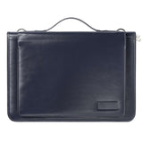 Broonel Blue Leather Laptop Messenger Case - Compatible with Lenovo Yoga 9i 2 - in - 1 Gen 10 Aura Edition (14″) Laptop