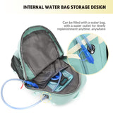 Bseash 40L Waterproof Hiking Backpack with Rain Cover, Outdoor Sport Travel Bag Daypack for Camping Climbing Skiing Cycling (Pea - green)
