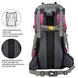 Bseash 60L Waterproof Hiking Camping Backpack with Rain Cover, Large Outdoor Sport Travel Daypack Rucksack for Climbing