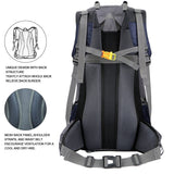 Bseash 60L Waterproof Hiking Camping Backpack with Rain Cover, Large Outdoor Sport Travel Daypack Rucksack for Climbing