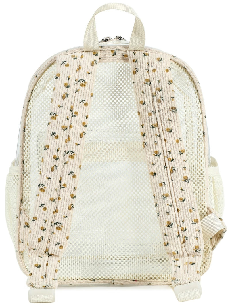 BTOOP Clear Mini Backpack for Stadium Events 12x12x6 Small Transparent Backpacks Plastic See Through Clear Bag for Concerts Work Festival Security Travel