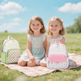 BTOOP Kids Backpack for Girls 3 - 6, Preschool Kindergarten Backpack with Insulated Lunch Compartment & Chest Strap, Cute Lightweight School Travel Bag Fits A4 Folder