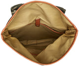 Buxton Men's Expedition II Huntington Gear Fold - over Canvas Backpack, Camo, One Size