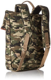 Buxton Men's Expedition II Huntington Gear Fold - over Canvas Backpack, Camo, One Size